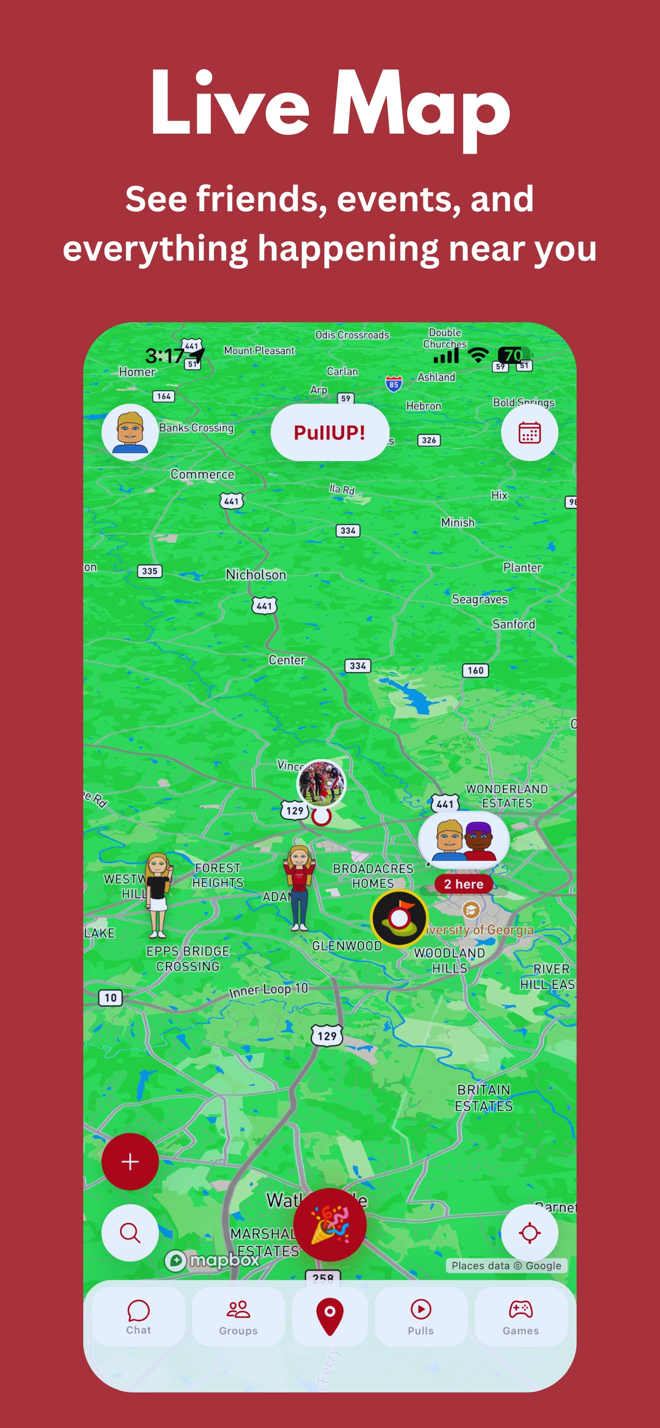 Pullarity Live Map